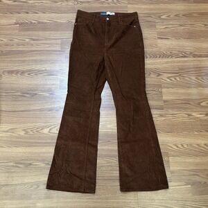 Old Navy Higher High-Rise Flare Corduroy Pants Womens Sz 12 Redwood Grove Preppy